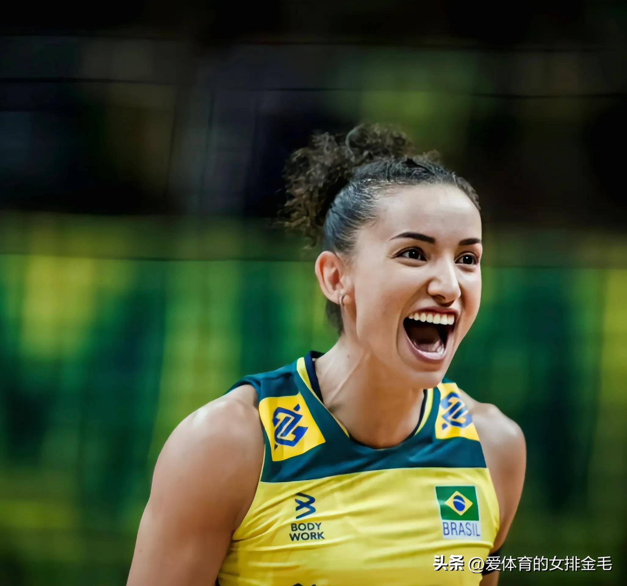 巴西女排豪取五连胜，晋级半决赛